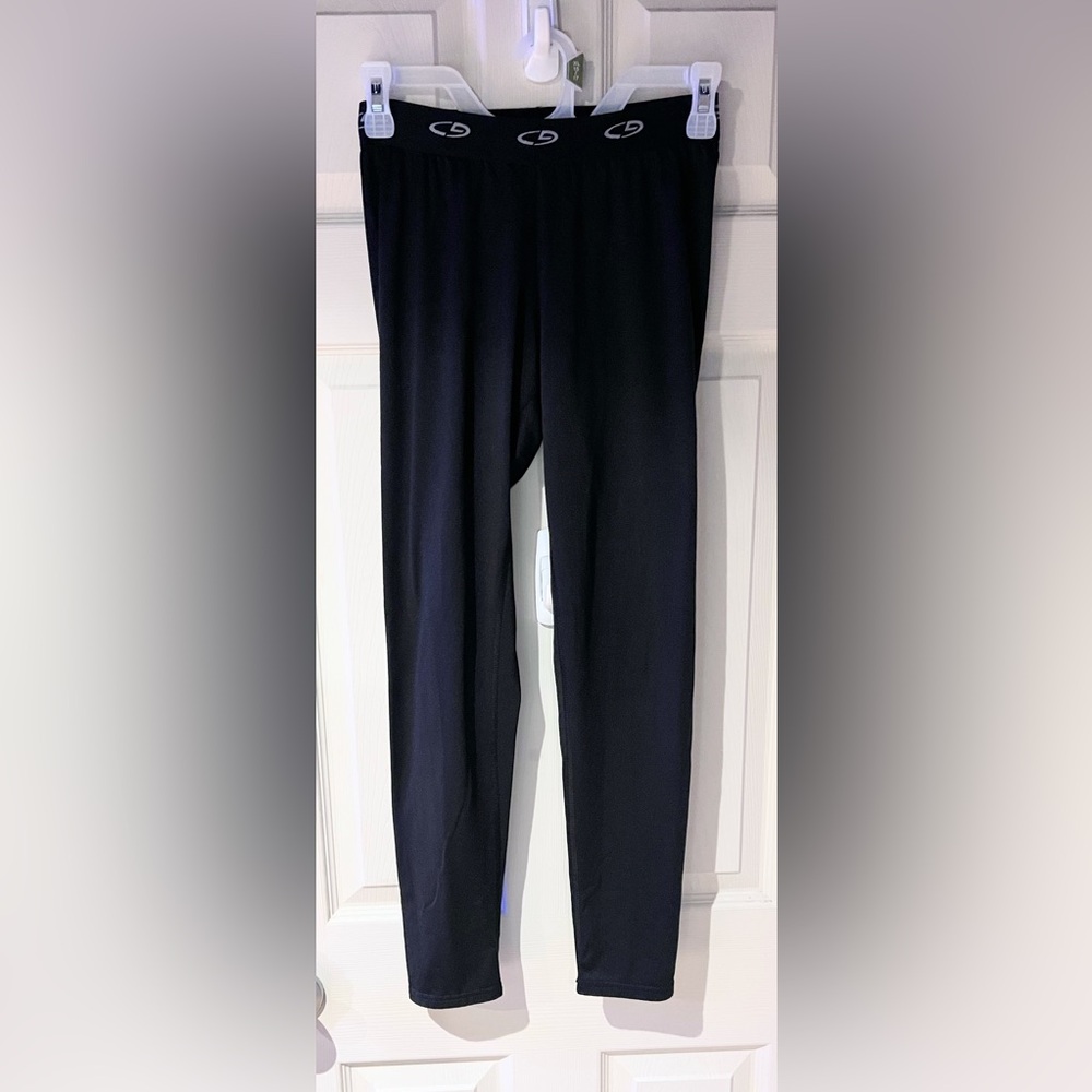Champion Fleece Lined Base Layer Leggings Size Small